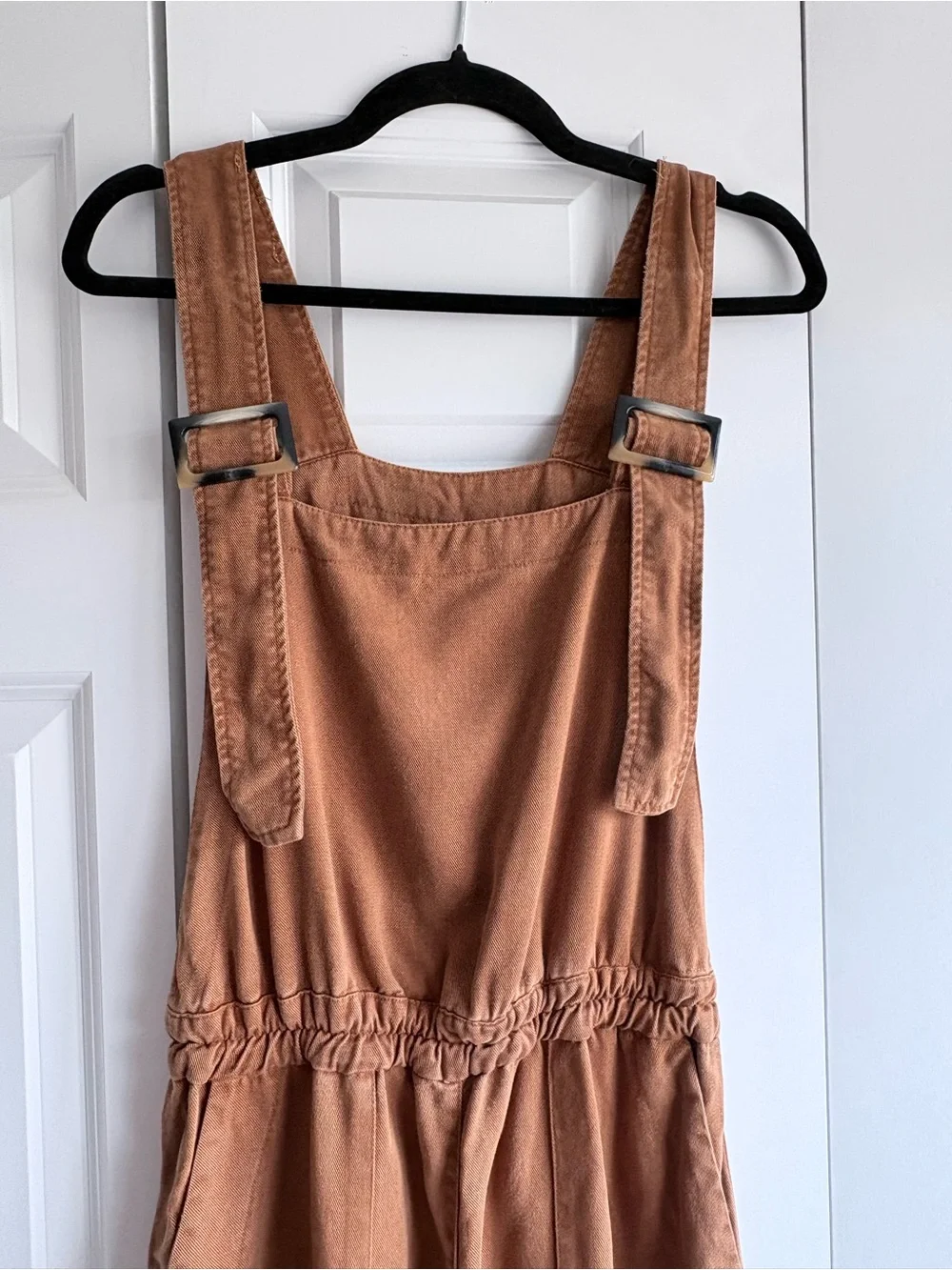 Zara Rust Brown Overalls Jumpsuit